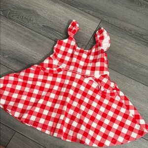 Janie and Jack Red Gingham Dress
